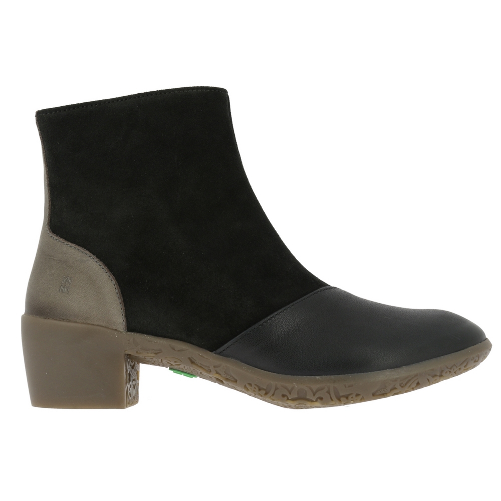 

Ботильоны El Naturalista Ng12 Ibon-Lux Suede Black/ Alhambra 37