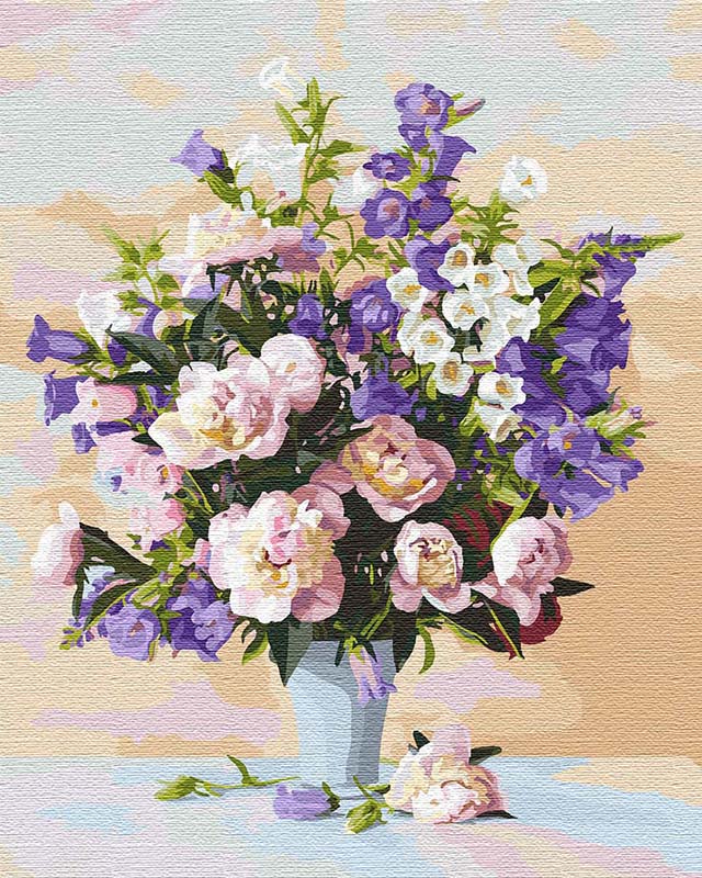 

Картина для рисования по номерам Идейка Яркие колокольчики 40 x 50 см (в коробке) (КН3113) (4823104324034)