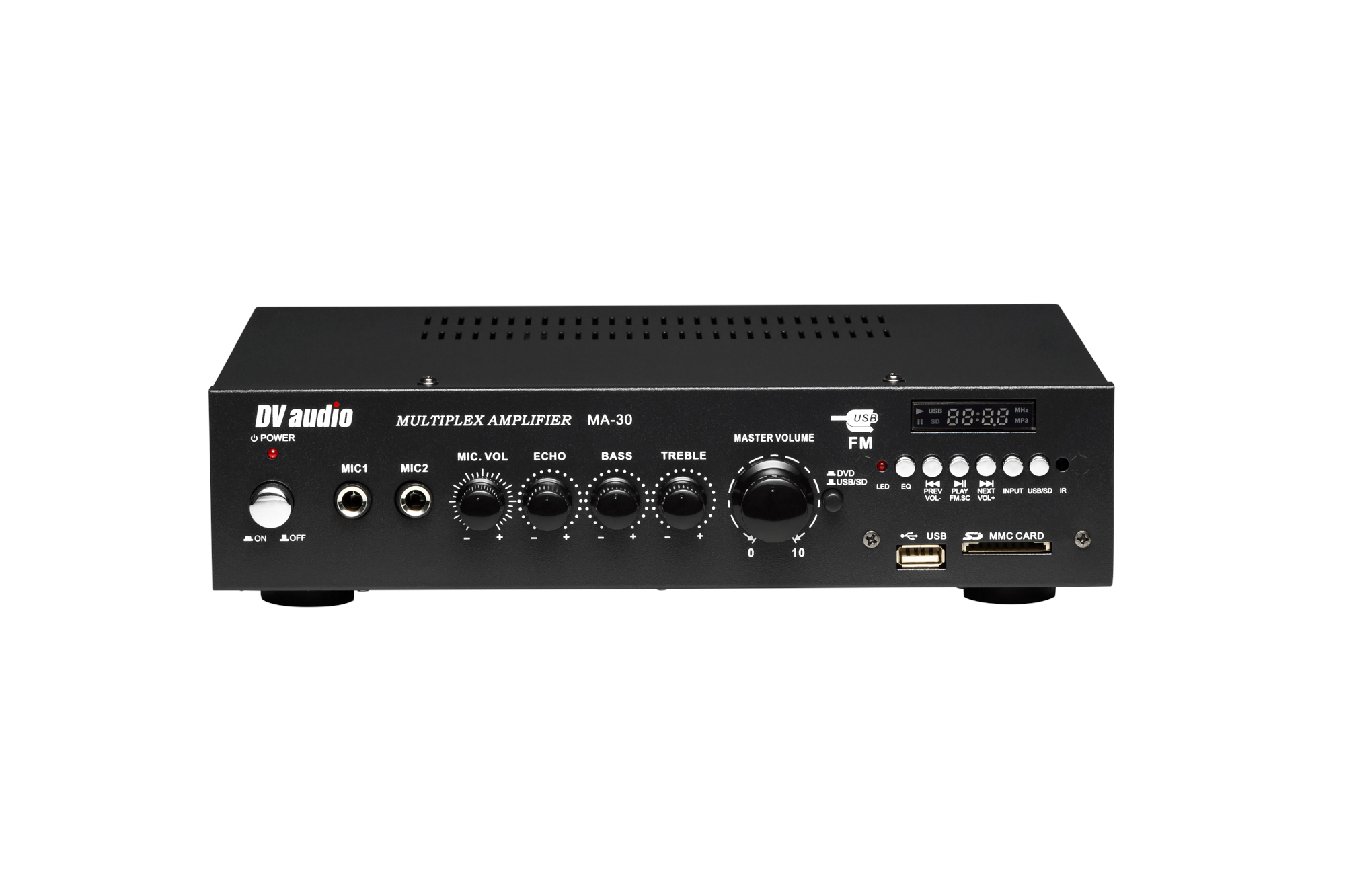 

Трансляционный микшер-усилитель с USB DV audio MA-30