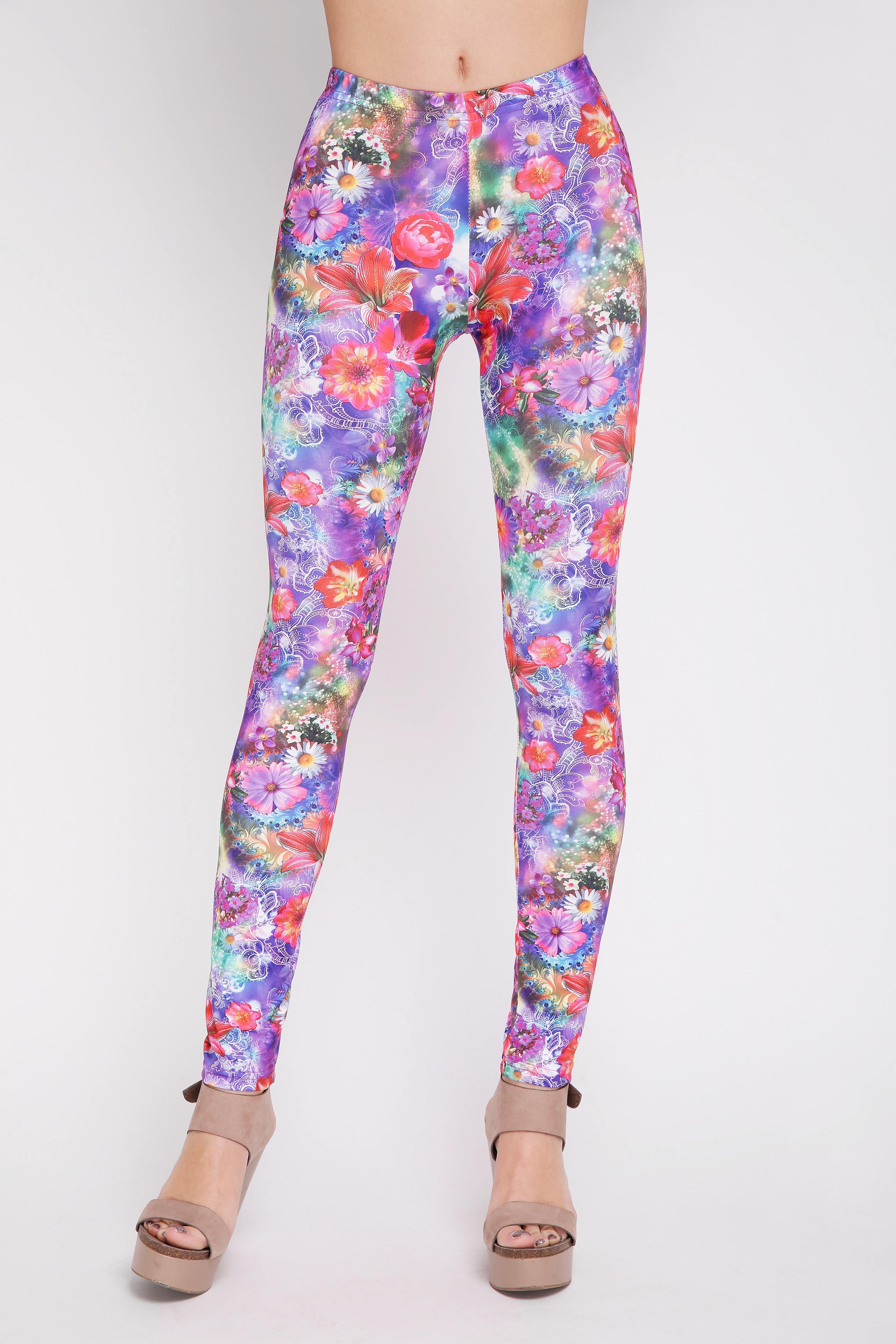 

Лосины ARTSTYLE LEGGINGS FLOWER LSN-189F (сиреневые) 48 (LSN-189F)
