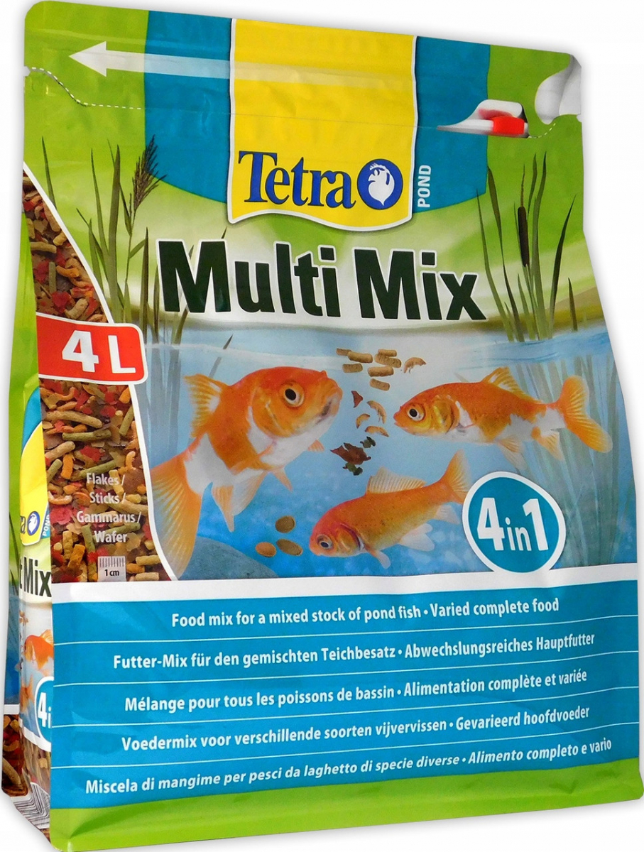 

Tetra Pond Multi Mix корм микс для прудовых рыб, 4 л (703792 /136229)