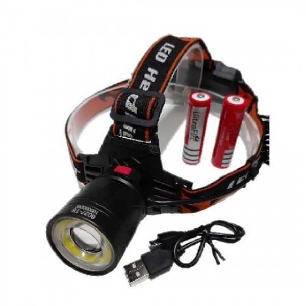 

Фонарь налобный аккумуляторный XML-T6 HeadLight 8027-3