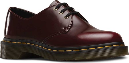 

Мужские ботинки Dr. Martens Vegan 1461 3-Eye Gibson Black Felix Rub Off 47