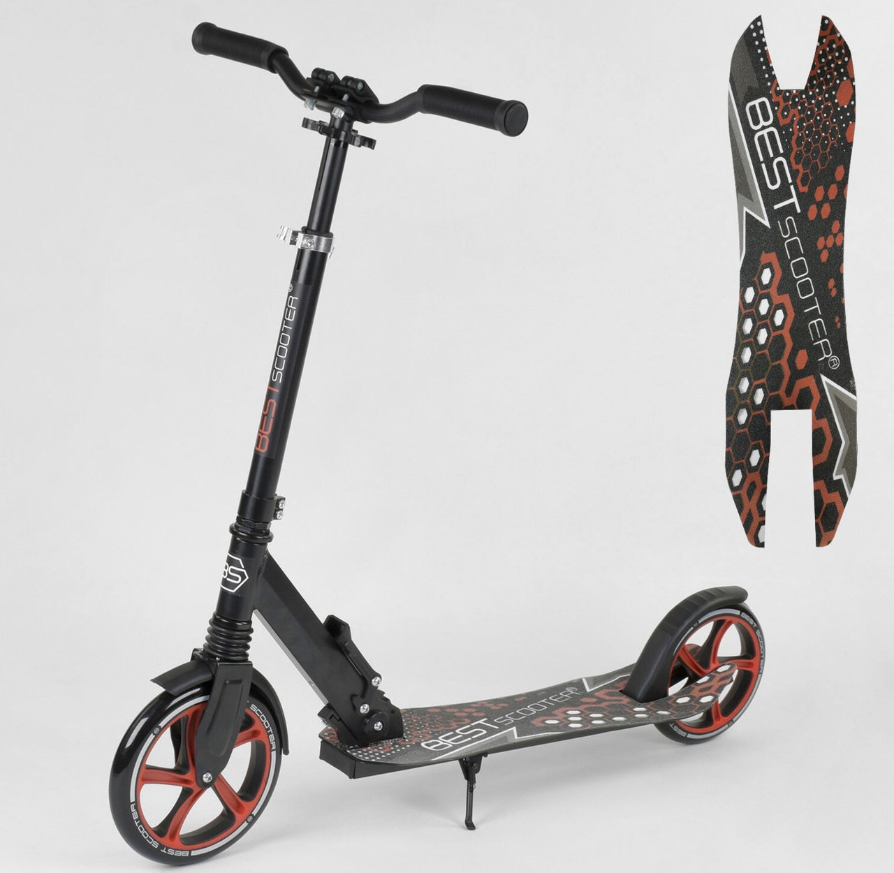 

Самокат двухколесный Best Scooter 88146 красный