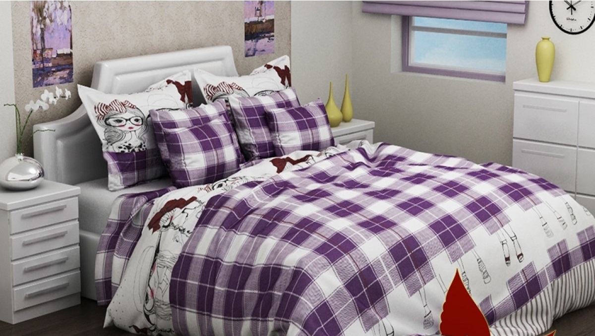 

Комплект детского белья ТМ TAG 1,5-спальный КПБ R2068 violet