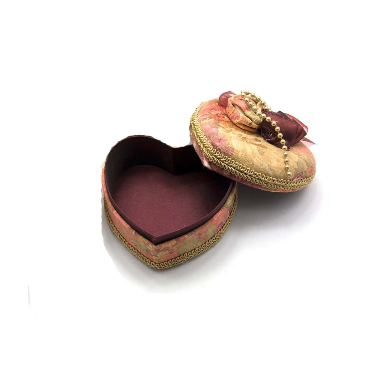 

Шкатулка Ткань "сердце" (11Х10Х7 См) 25217