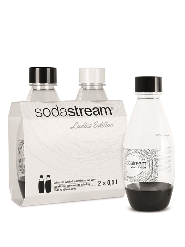 

Пак из двух карбонированных бутылок Sodastream (2х0,5 л) B&W