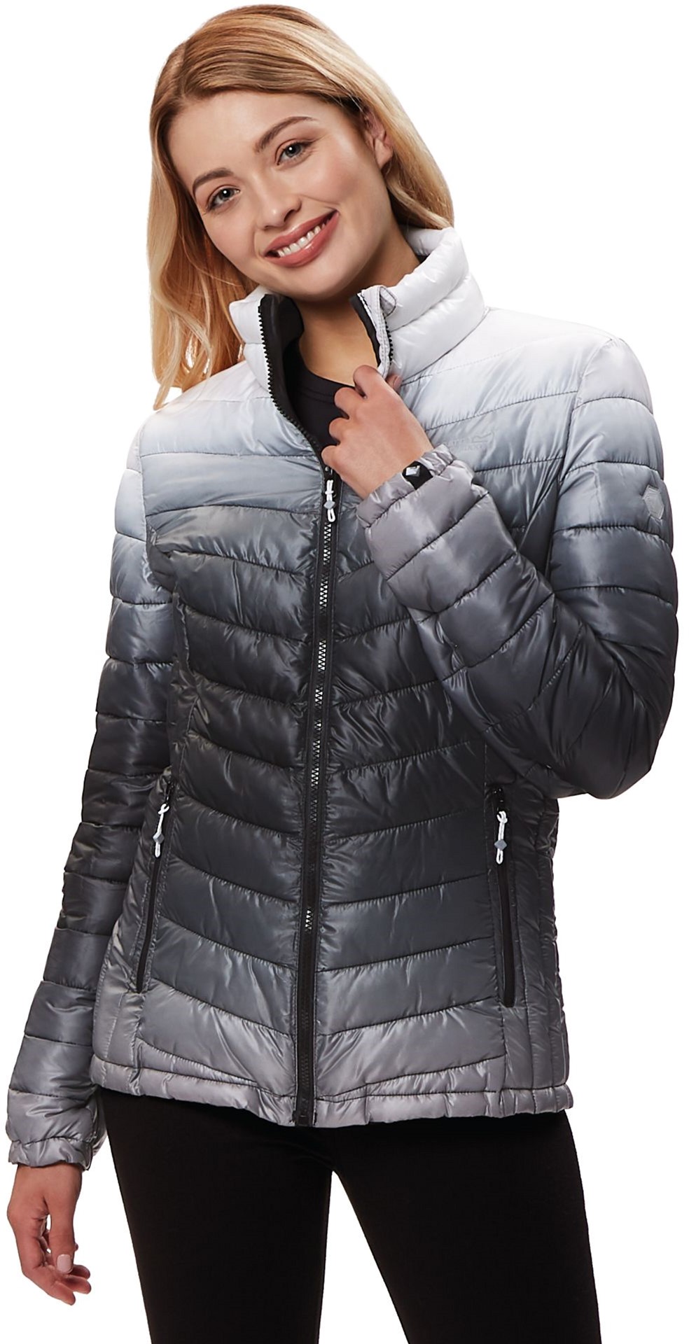 

Куртка Regatta Wmns Azuma II RWN126-800 36 Черная + белая