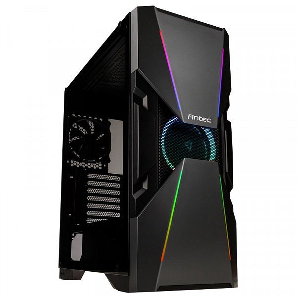 

Корпус Antec DA601,Gaming,MidT,E-ATX, 2*USB3.0,1*120мм ARGB+1*120мм,стекло(бок.панель),без БП,черный