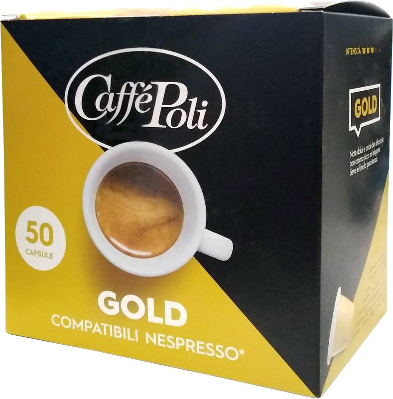 Акция на Кофе в капсулах Caffe Poli Gold 5.2 г х 50 шт (8019650003530) от Rozetka UA