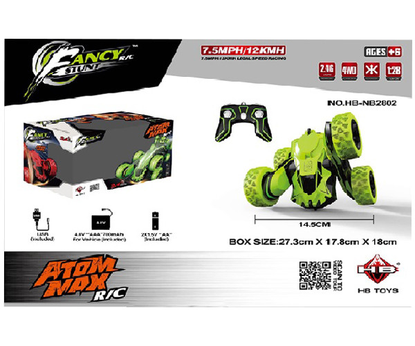 

Машина перевертыш на радиоуправлении HB Toys HB-NB2802 GREEN