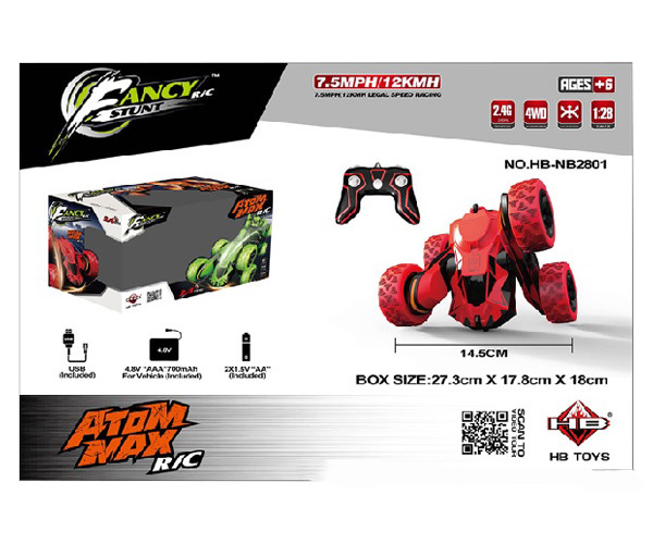 

Машина перевертыш на радиоуправлении HB Toys HB-NB2801 RED