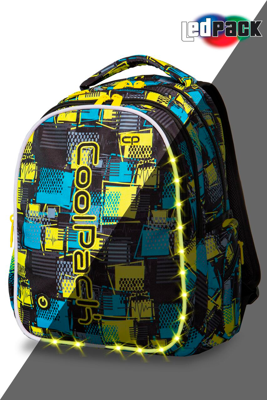 

Рюкзак CoolPack JOY-L multicolour LED с USB-кабелем и кодовым замком 44x32x20 см 26 л Squares (A21213)
