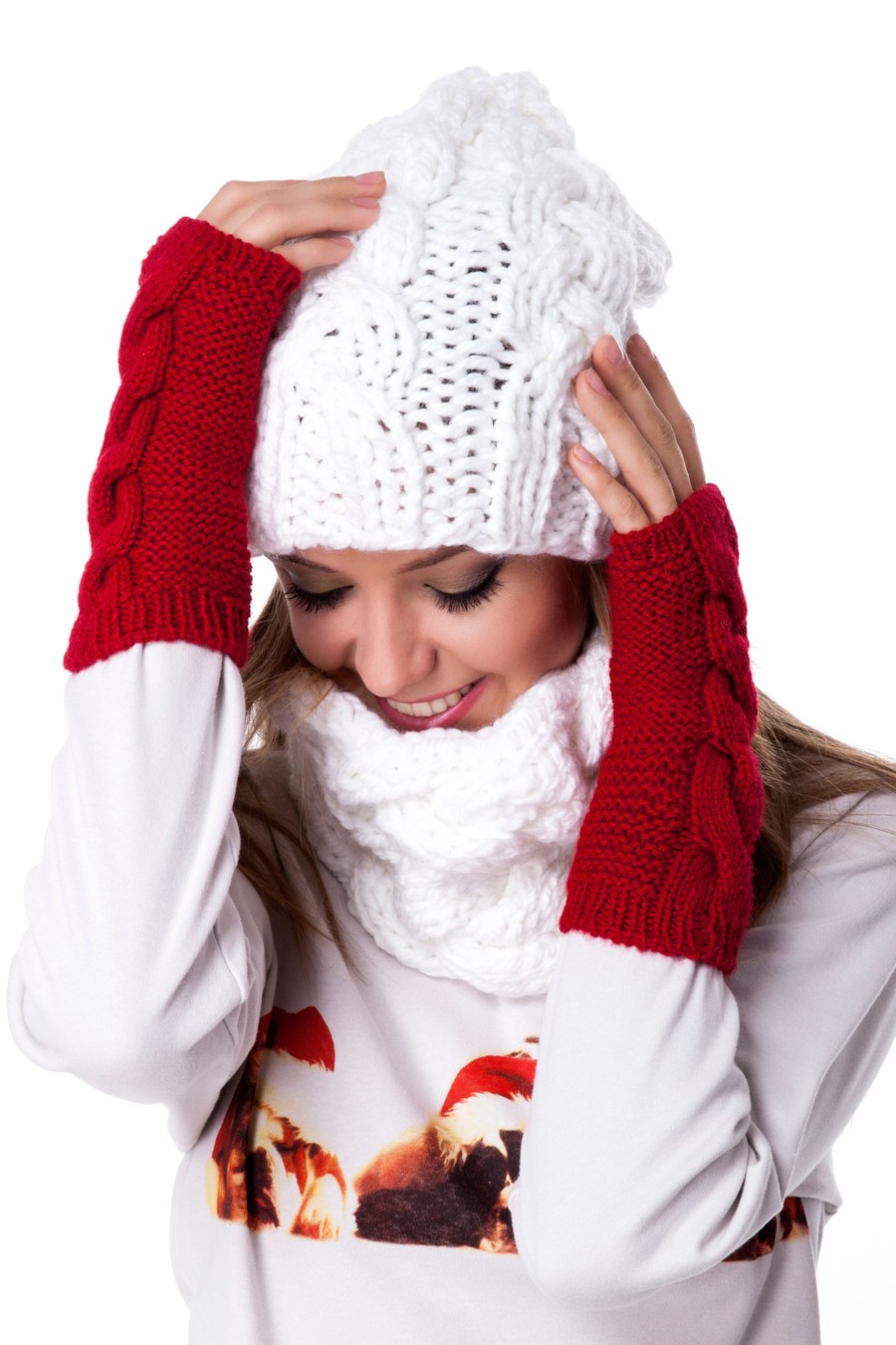 

Митенки Janerations  Красный, Митенки Janerations one size Красный