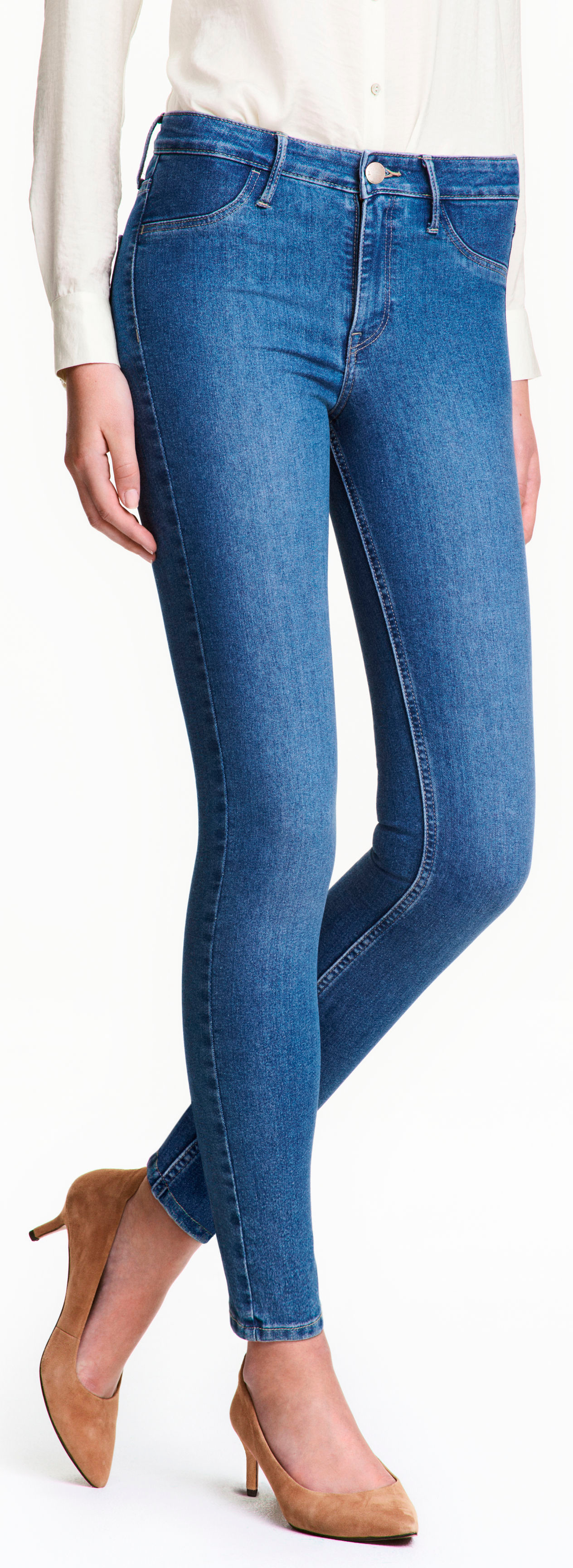 Джинсы Skinny женские H&M XAZ044138KEVB 25 Синие (DD8000001736931) – в ...