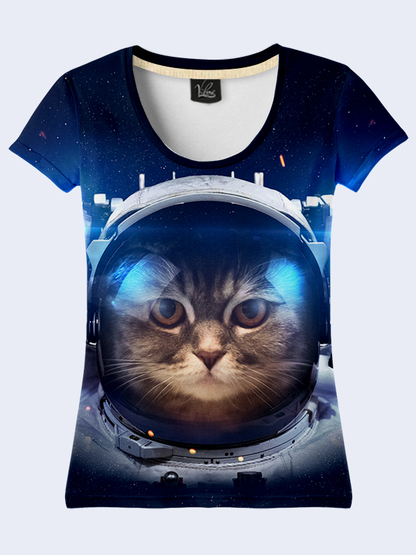 

3D футболка Котик-космонавт - Vilno -  - 2308, 3D футболка Котик-космонавт - Vilno - M - 2308