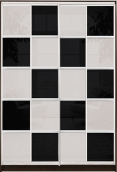 

Шкаф купе Luxe Studio Классик-1 Цветной комбинированный фасад-16 1800x2200x600 двухдверный