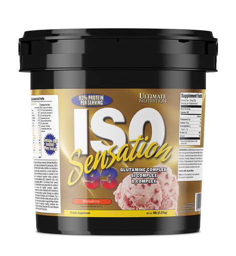 

Протеин Ultimate Nutrition Iso Sensation 93 2270 g клубника (301403)