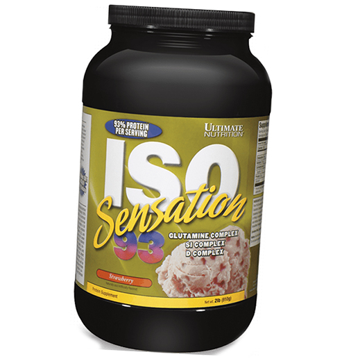 

Протеин Ultimate Nutrition ISO Sensation 93 910 грам клубника (301402)