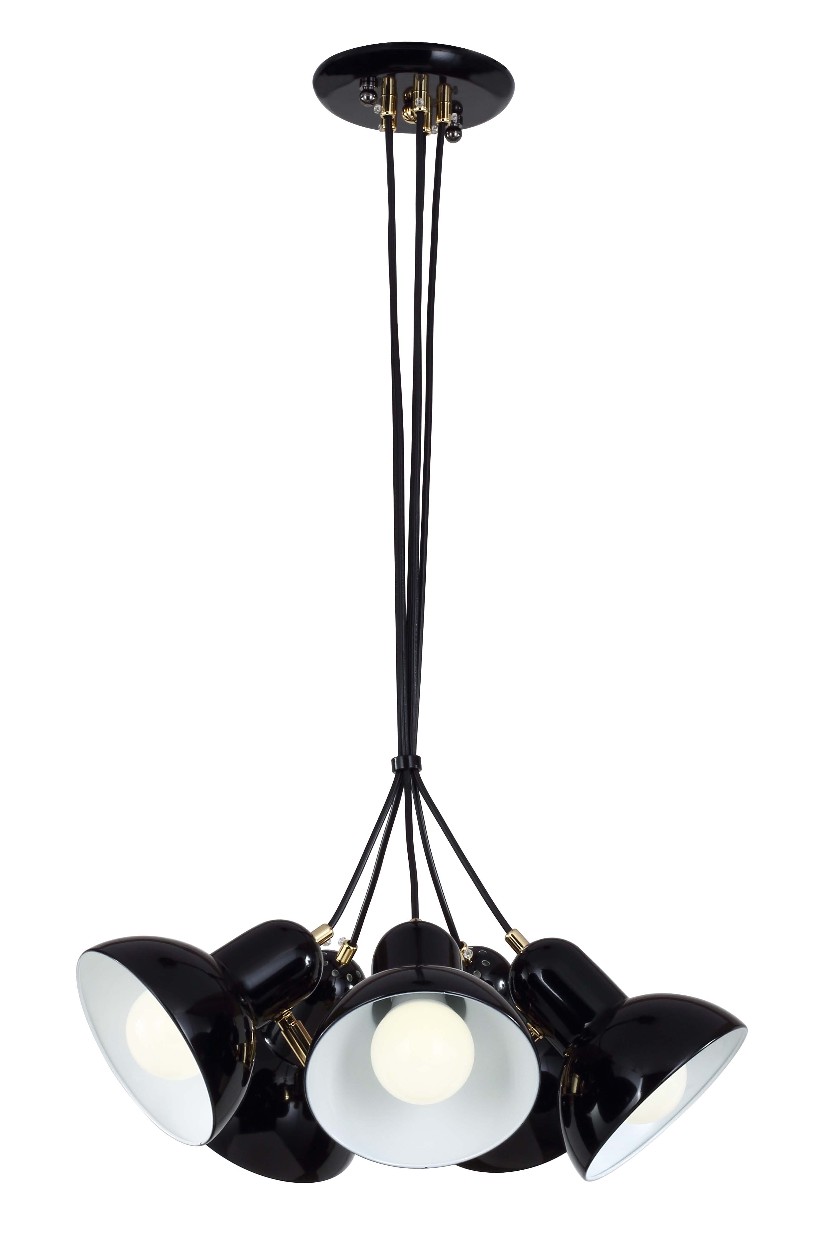 

Люстра подвесная Wunderlicht 5x40W E27 WLC1273-35B