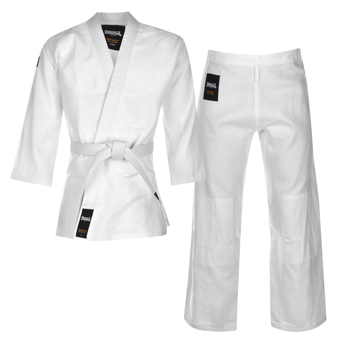 

Кимоно для дзюдо Lonsdale Judo Suit Unisex Adults белое 180 см (632121-R)