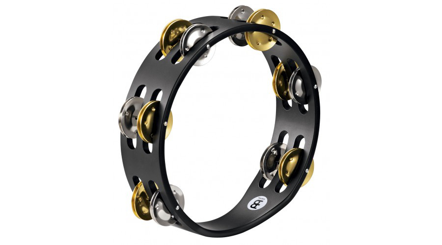 

Тамбурин MEINL CTA2M-BK Compact Wood Tambourine, Steel-Solid Brass Jingles Black