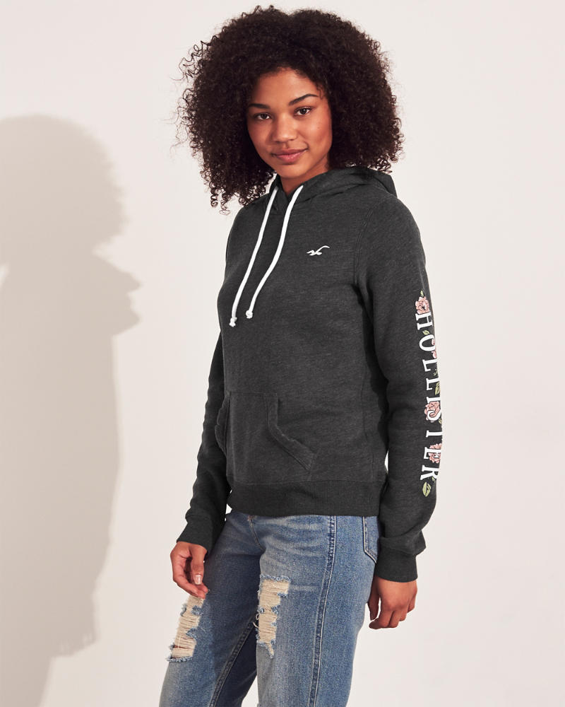 

Женское худи - худи Hollister HC6689W M Темно-серый