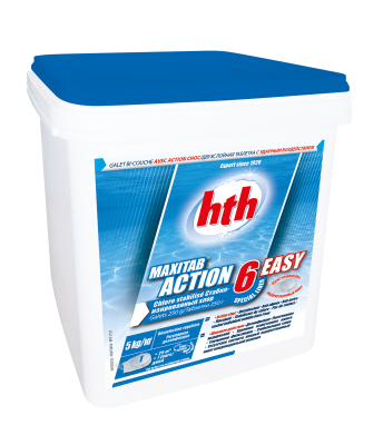 

Шок&Медленно растворимые таблетки HTH MAXITAB Action 250 г, 6в1, 5кг
