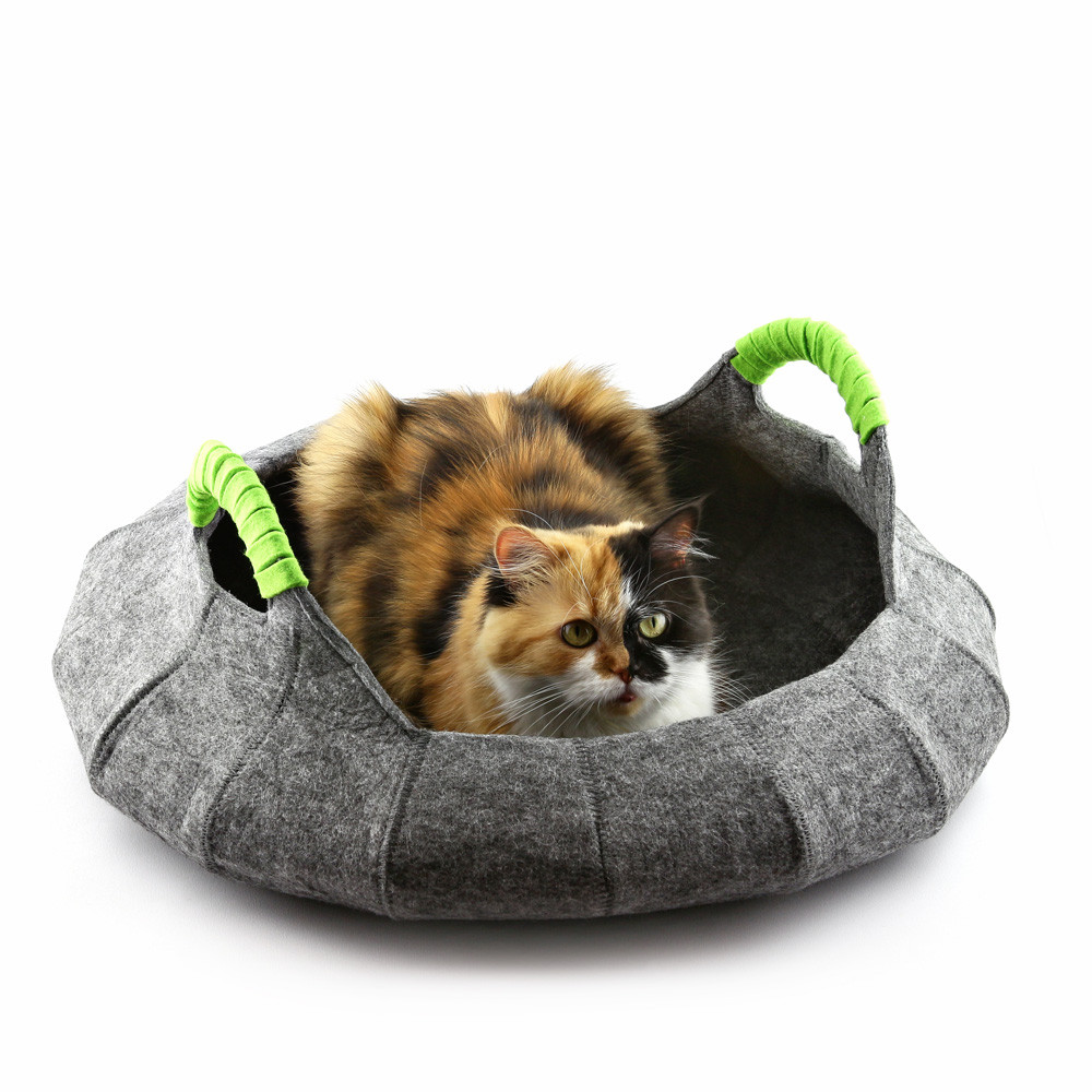 

Корзина-лежак для животных "Деко с подушкой" Digitalwool 12х55х55 см Серый 000111715