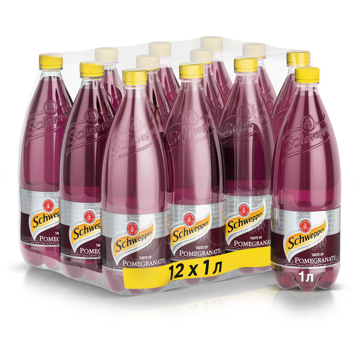 Акція на Упаковка безалкогольного напитка Schweppes Гранат 1 л х 12 бутылок (5449000226280) від Rozetka UA