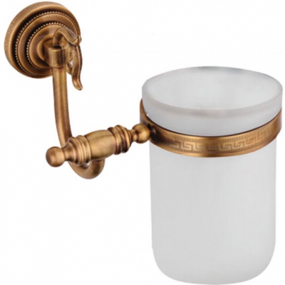 

Стакан для зубных щеток Kugu Versace Antique 206A бронза (27130)