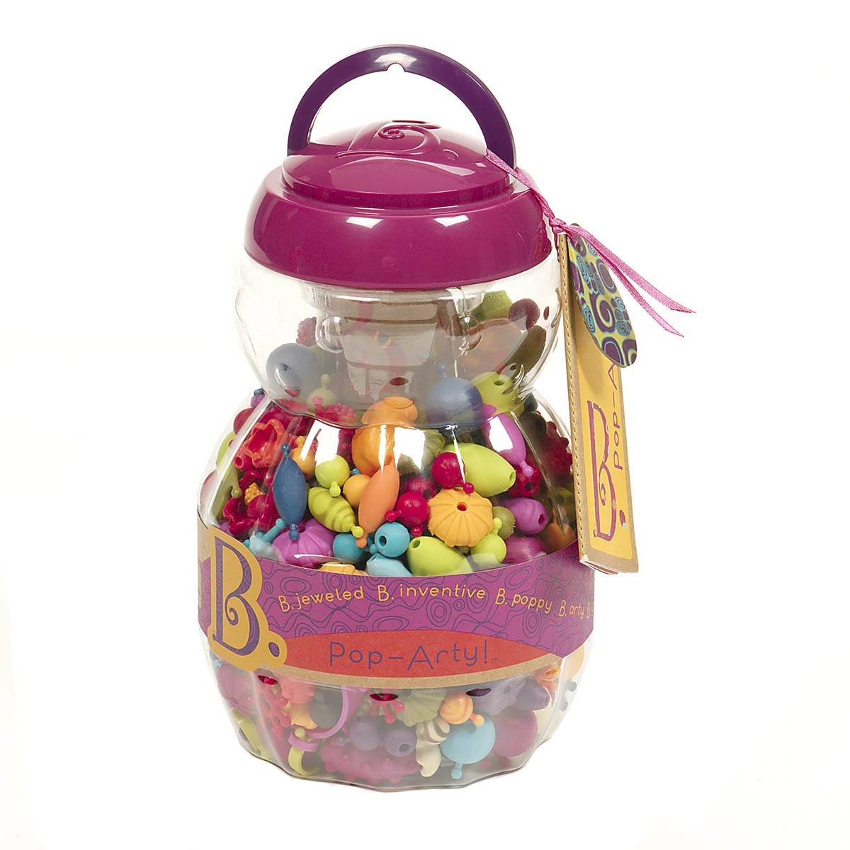 

Набор для изготовления украшений - ПОП-АРТ (500 деталей, в банке)