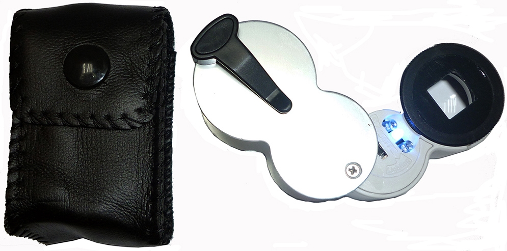 

Лупа ювелирная Magnifier NO.9583 с Led подсветкой