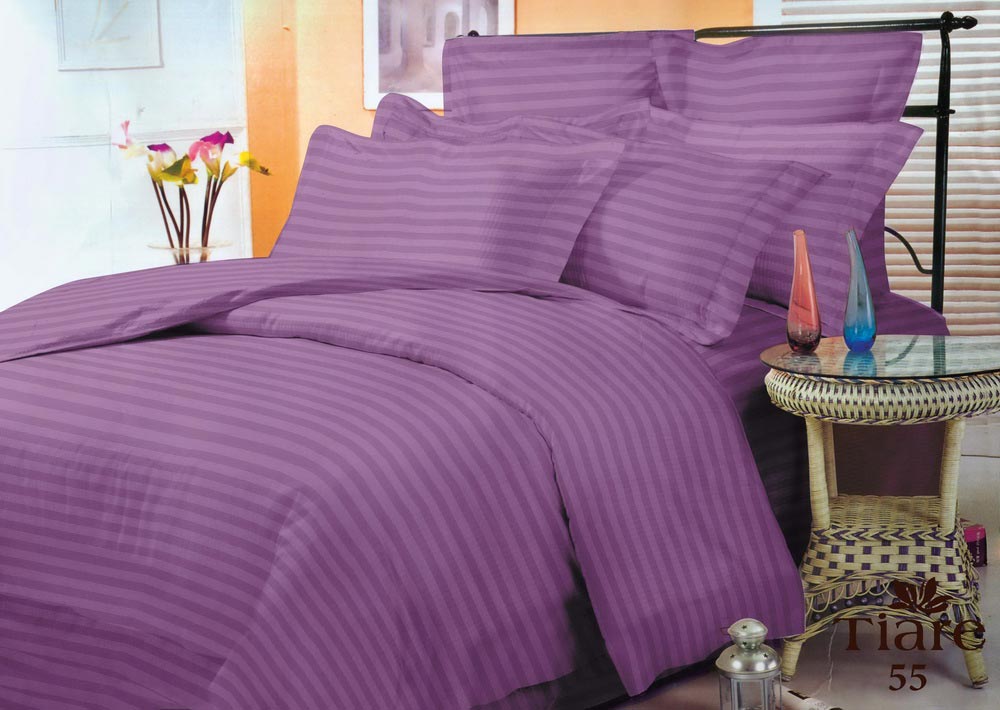 

Постільний комплект Viluta сатин страйп 55 двоспальний