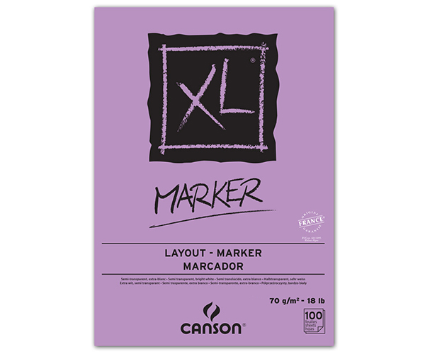 

Склейка для маркера Canson XL гладкая белая А3 (29.7х42см) 70 г/м2 100 листов (200297237)