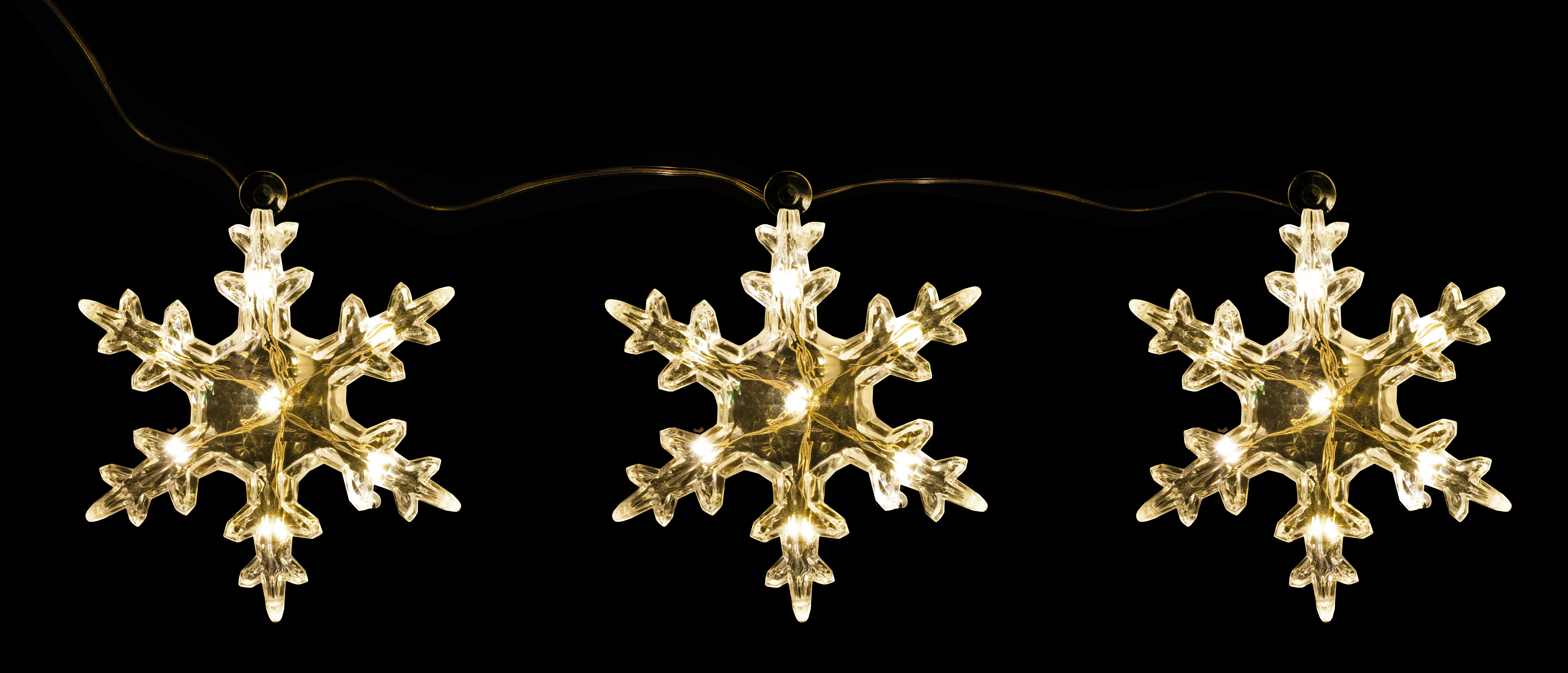 

Декоративное украшение Luca Lighting из 3 фигурок Три снежинки (8718861498691white)