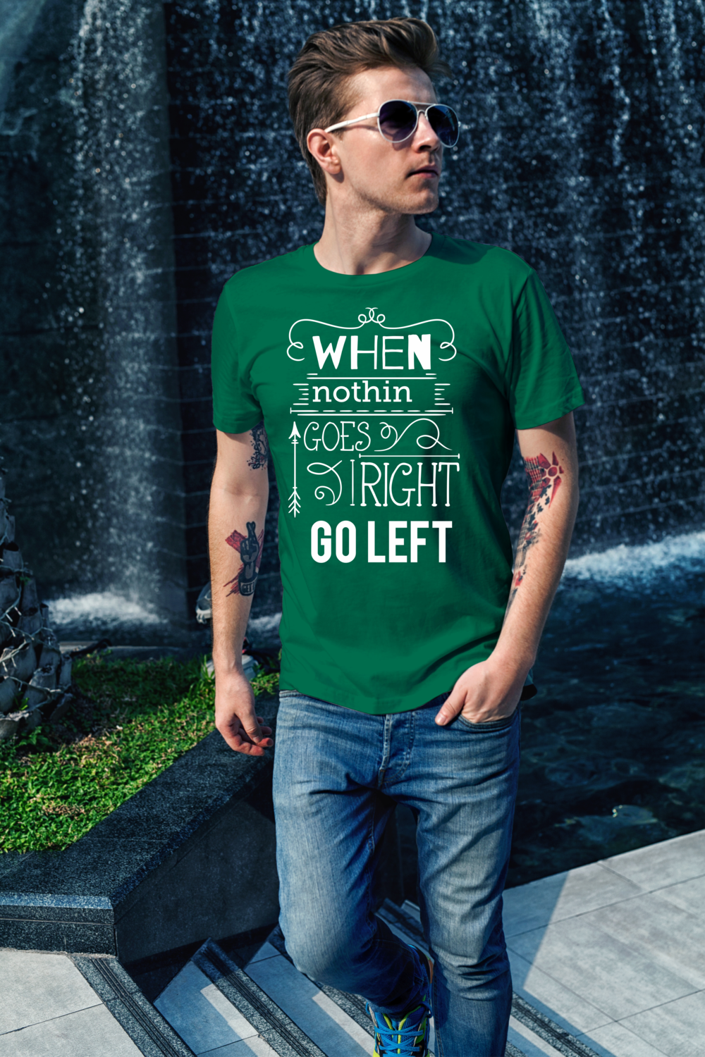 

Футболка OLDISEN мужская “Go left” – S | 42-44 MFK-216S