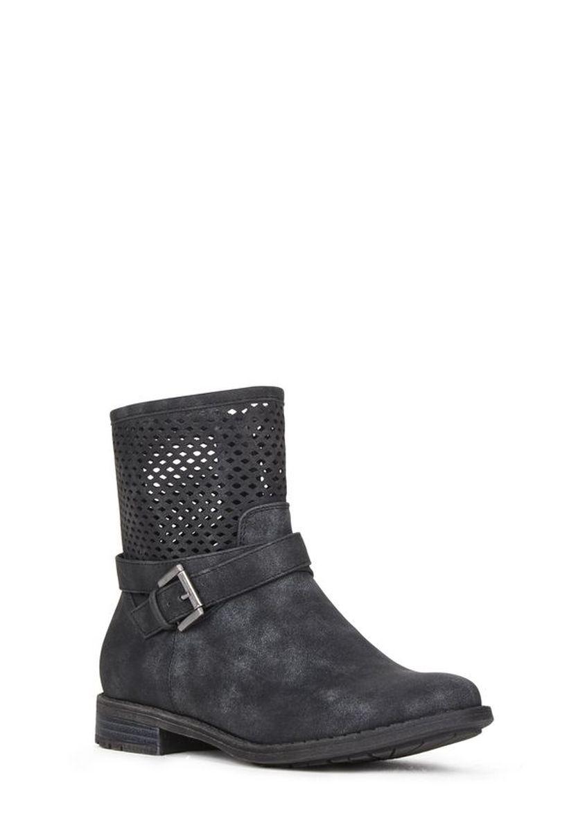 

Женские ботинки на каблуке Justfab Womens Telia Black (36.5)