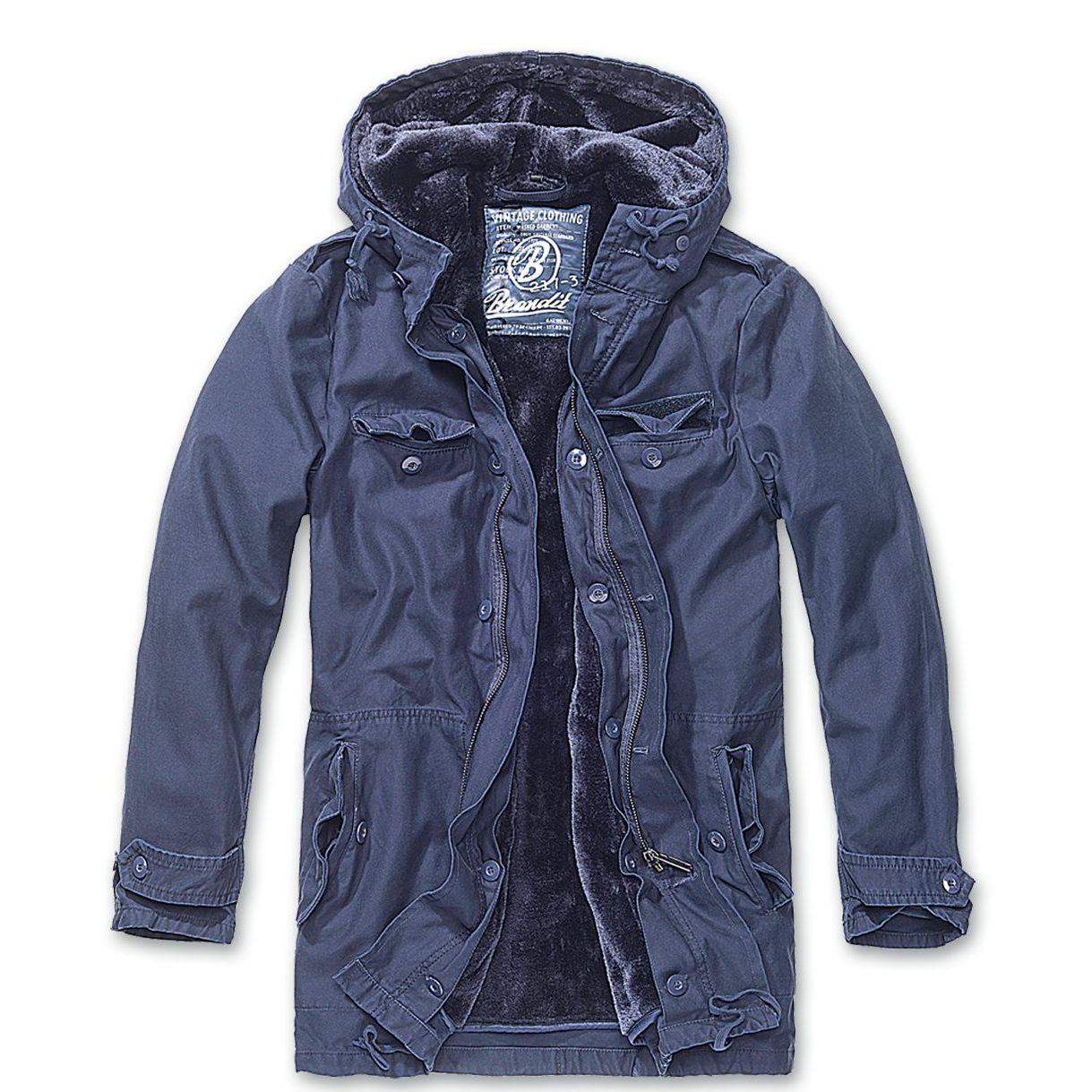 

Мужская парка Brandit BW Parka NAVY, Мужская парка Brandit BW Parka NAVY (S)