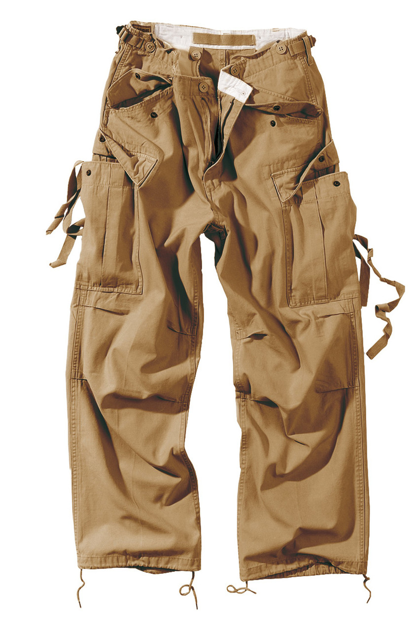 

Мужские карго брюки Surplus Vintage Fatigue Trousers Beige Gewas (XXL)