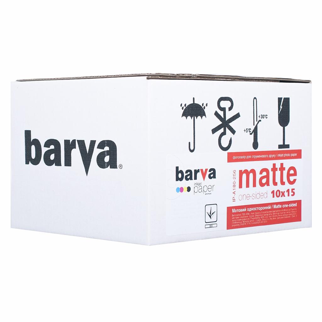 

Бумага BARVA 10x15,180 g/m2, matt, 500арк (A180-256)