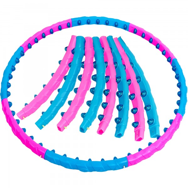 

Обруч массажный Хула Хуп SP-Planeta Hula Hoop DYNAMIC JIESEN HOOP JS-6011 Pink/Blue (PS00578)
