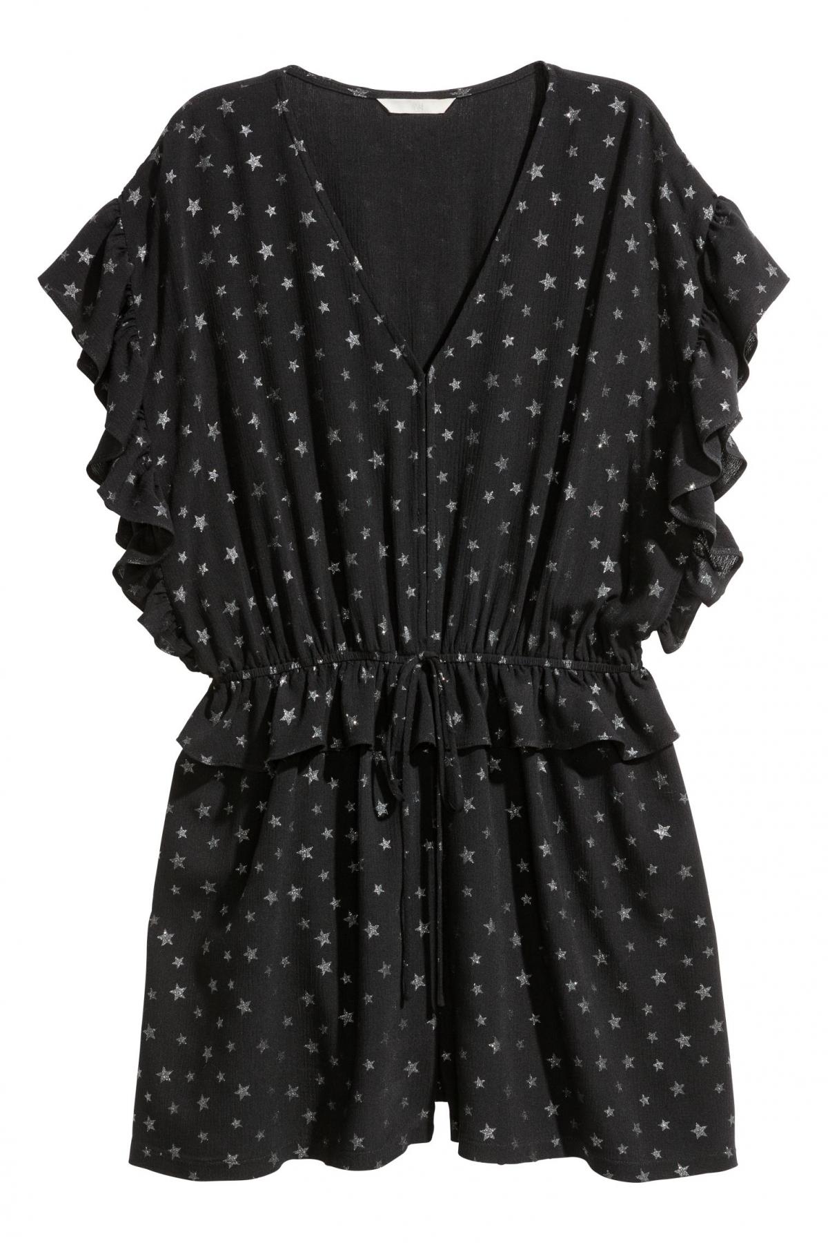 

Блестящий комбинезон H&M 42 Черный