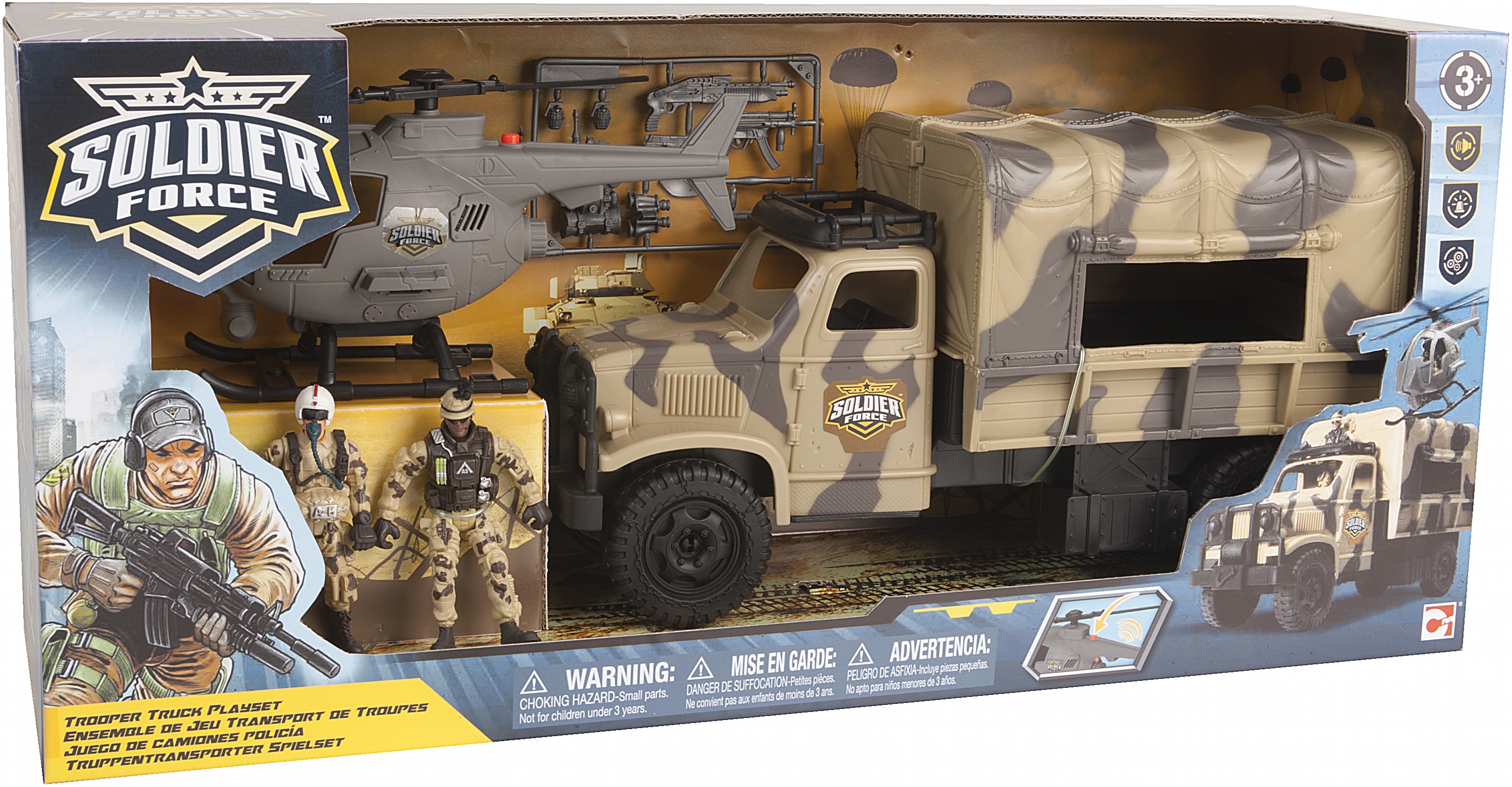 

Игровой набор Chap Mei Солдаты Trooper Truck (545059) (4893808450599)