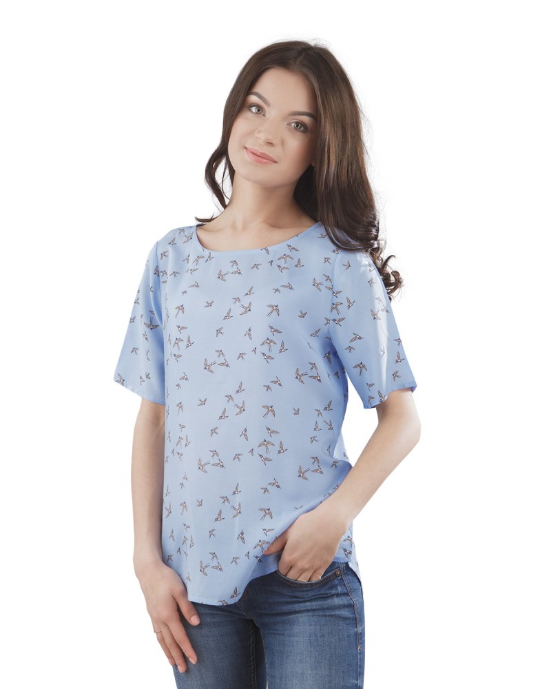 

Футболка Вол Tl 178 2 XL блакитний
