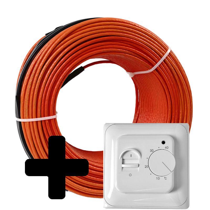 

Теплый пол Volterm HR18 двужильный кабель, 210W, 1.2-1.5 м2(HR18 210)