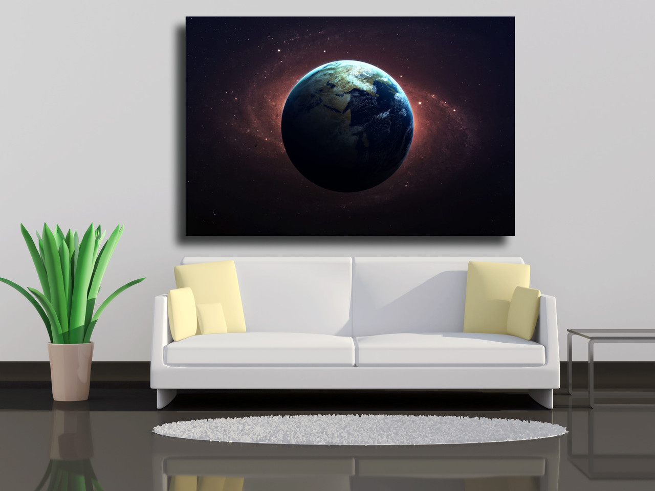 

Картины на холсте Земля из космоса 100х70