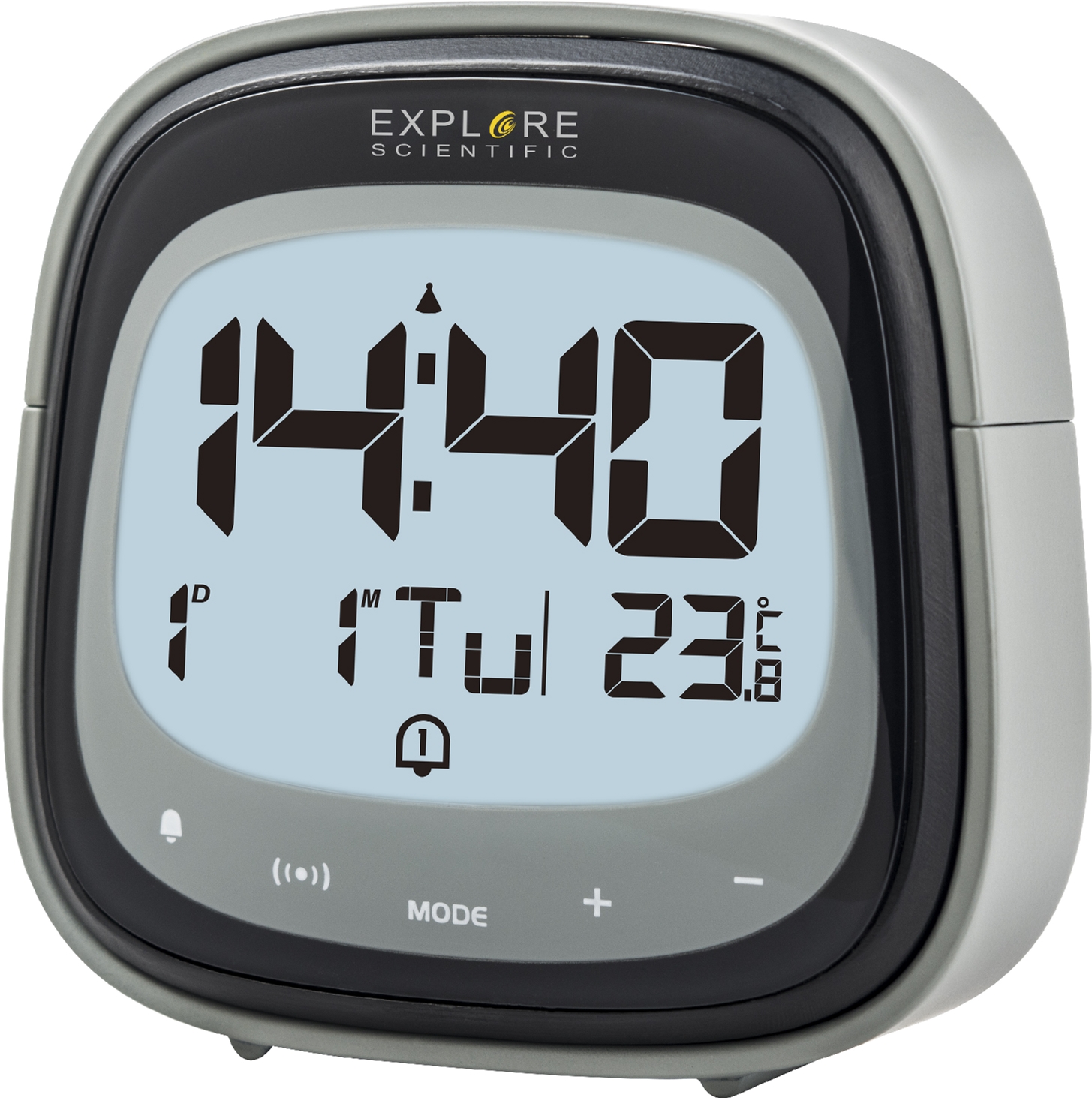 

Настольные часы Explore Scientific RC Dual Alarm Black