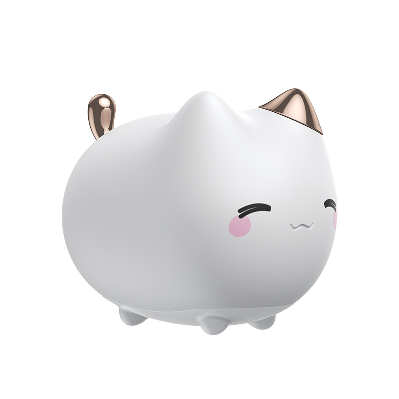 

Портативный ночник BASEUS Cute series kitty silicone night light (DGAM-A02)|800mAh| White