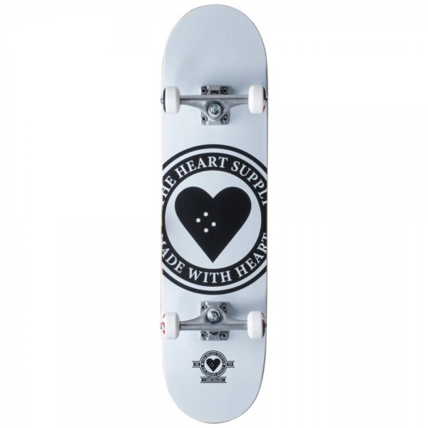 

Скейт компліт Heart Supply Logo 8" Badge White